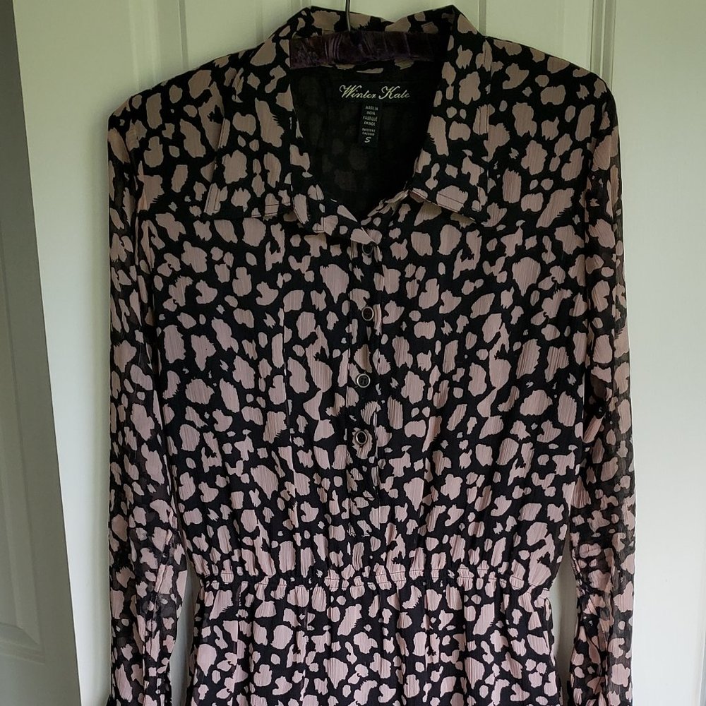 Winter Kale dress - size small